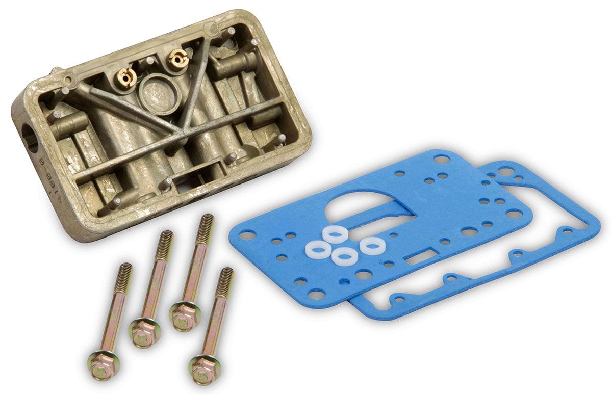 HOLLEY Designed for 4160 carburettors with center hung float bowls only Holley Holley Metering Block Conversion Kit HO34-13 SR