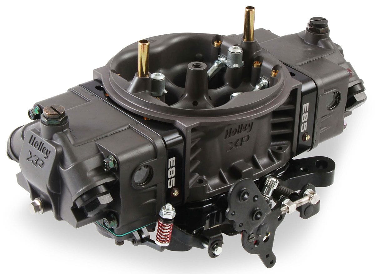 Holley Hardcore Grey with Black Billet Metering Blocks & Base Plates Holley 650cfm Ultra XP Aluminium E85 Carburettor HO0-80842HBX SR
