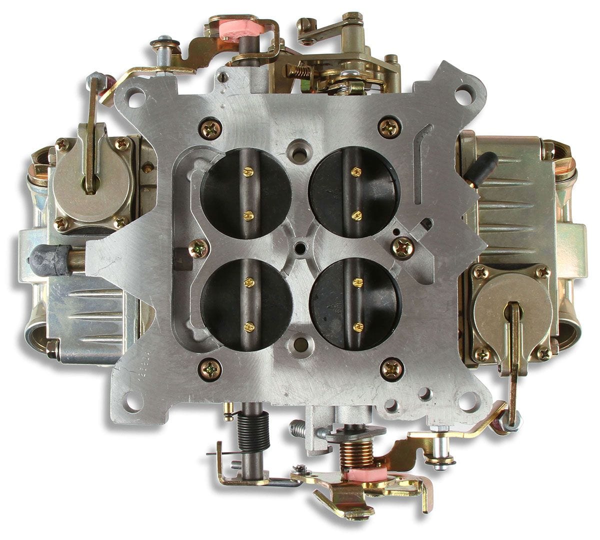 HOLLEY Mechanical Secondaries. Manual Choke. 4150 Series Holley 650 CFM 4-Barrel Street/Strip Carburettor - Classic Finish HO0-4777C SR