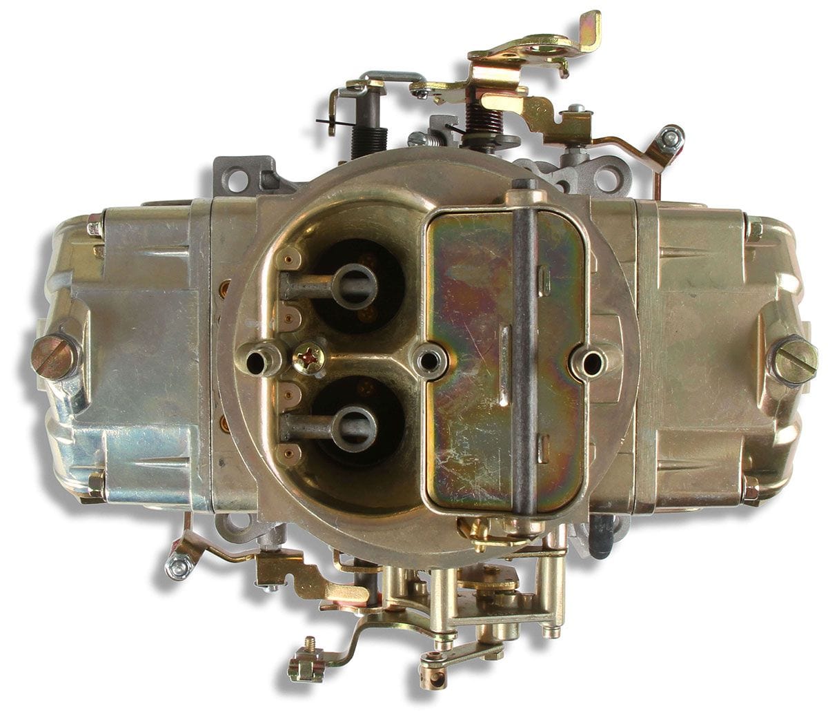 HOLLEY Mechanical Secondaries. Manual Choke. 4150 Series Holley 650 CFM 4-Barrel Street/Strip Carburettor - Classic Finish HO0-4777C SR