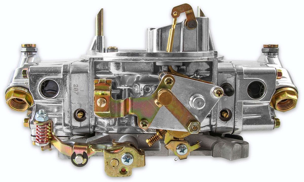 HOLLEY Mechanical Secondaries. Manual Choke. 4150 Series Holley 750 CFM 4-Barrel Street/Strip Carburettor - Shiny Finish HO0-4779S SR