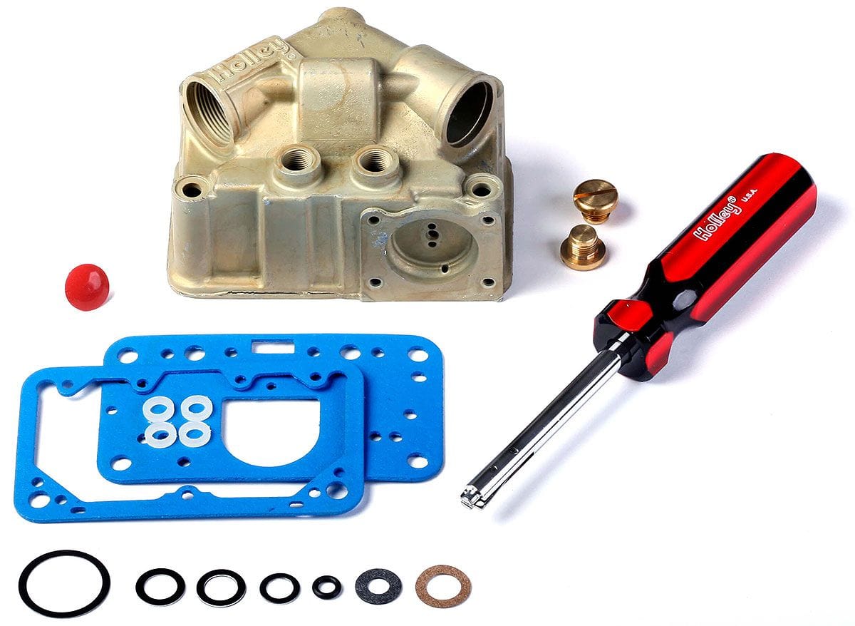 HOLLEY Primary center hung fuel bowl, For Model 4150 & 4160, includes Jet Re Holley Holley Quick Change Jet Kit HO34-25 SR