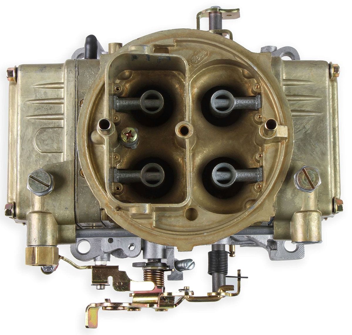 HOLLEY Single Inlet, Dichromate Finish, Mechanical Secondaries, 4160 Series Holley 450 cfm, Square Bore, 4-Barrel HO0-9776 SR