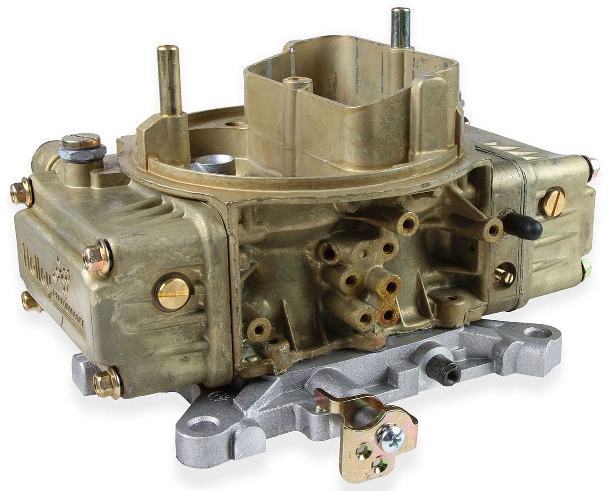 HOLLEY Single Inlet, Dichromate Finish, Mechanical Secondaries, 4160 Series Holley 450 cfm, Square Bore, 4-Barrel HO0-9776 SR