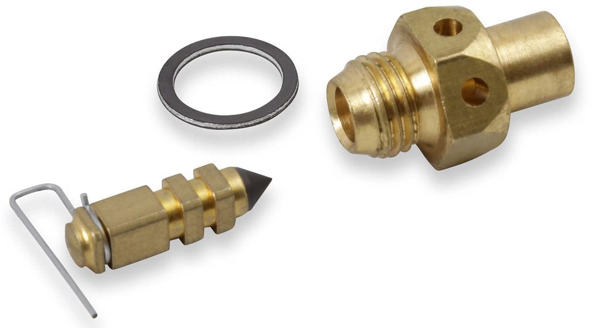 HOLLEY Size 0.110" Holley Holley Non-Adjustable Inlet needle & seat - Viton HO6-510 SR