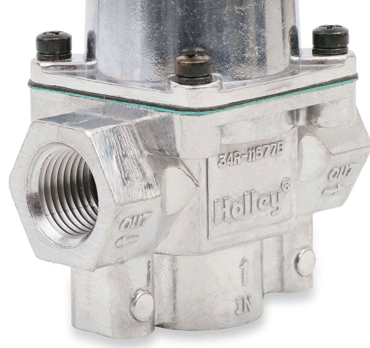 HOLLEY Suit Carburettor application, Adjustable From 4.5 Psi to 9 psi, Alcoh Holley Holley 2-Port Fuel Regulator HO12-704 SR