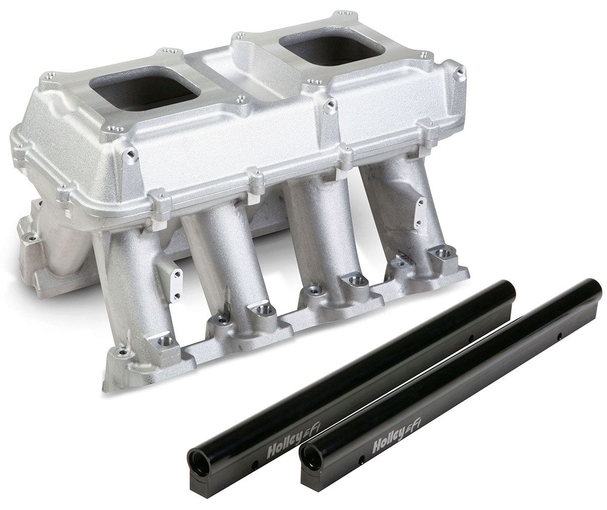 HOLLEY Suit Dual 4150 Sideways Or Inline 4BBL 1000cfm EFI Throttle Body Holley LS3/L92 Hi-Ram Intake Manifold HO300-115 SR