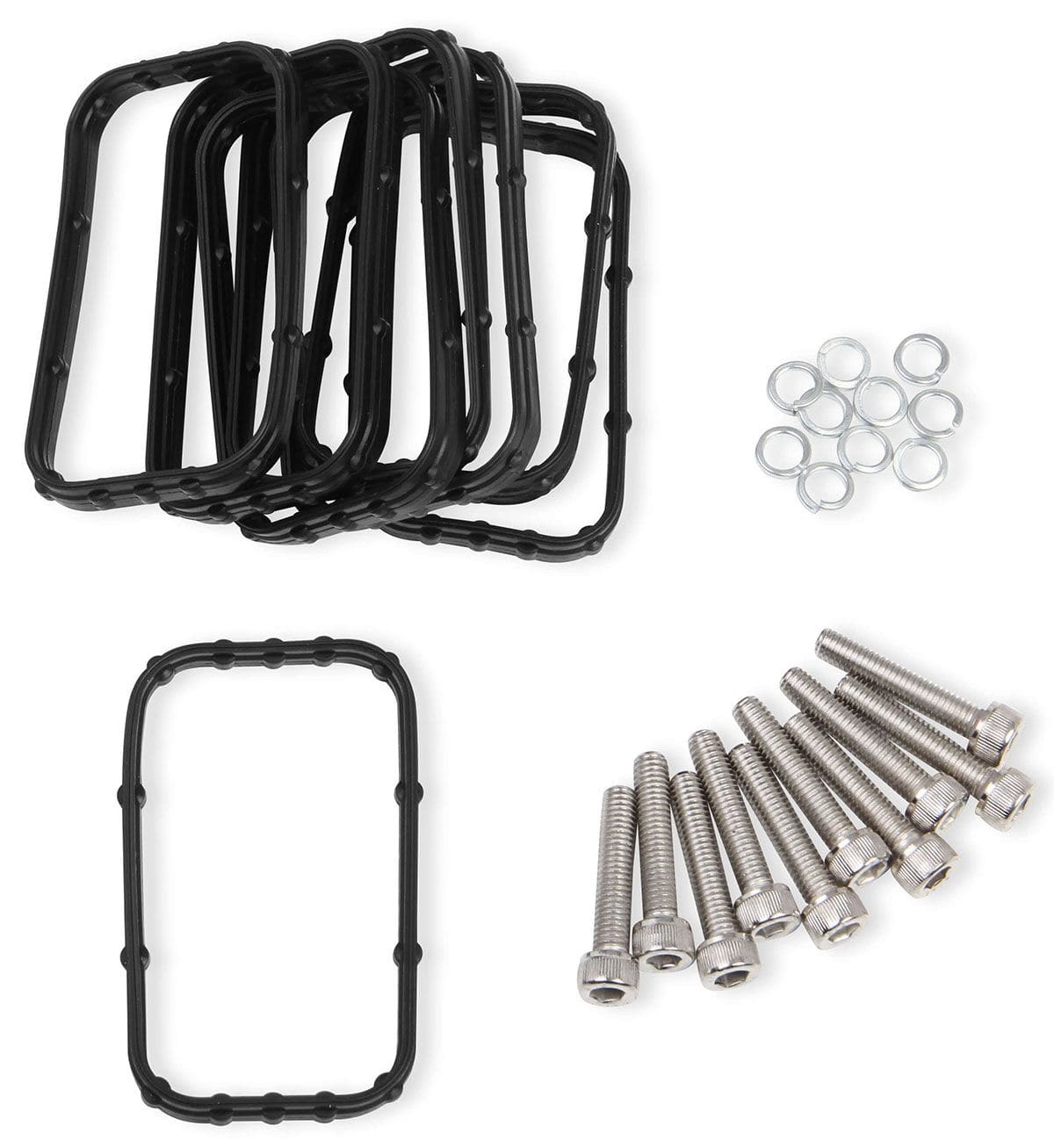 HOLLEY Suit LS3/L92 With Fuel Rail Kit, Use With Single 4BBL Throttle Body Holley Fabricated Sniper EFI Intake Manifold - Silver HO822051 SR