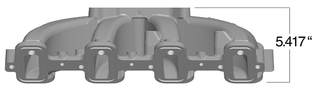 HOLLEY Suit Single 4150/4160 Carburettors Holley LS3/L92 Single Plane Mid Rise Intake Manifold HO300-131 SR