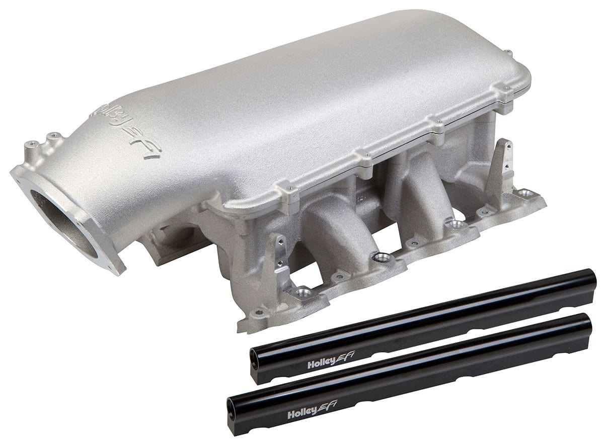 HOLLEY Suit Single GM 105mm Throttle Body Holley LS1/LS2/LS6 Mid-Rise EFI Intake Manifold HO300-127 SR