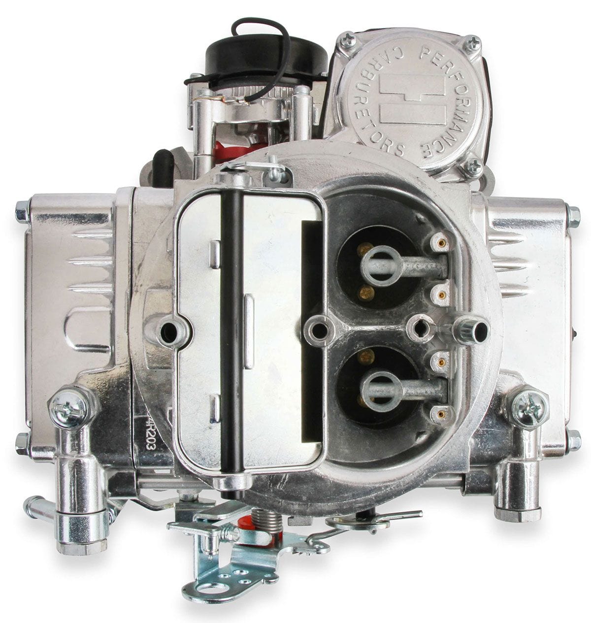 HOLLEY Vacuum Secondary. Electric Choke, 4160 Series Holley 600 CFM 4-Barrel Street Carburettor - Shiny Finish HO0-80457S SR