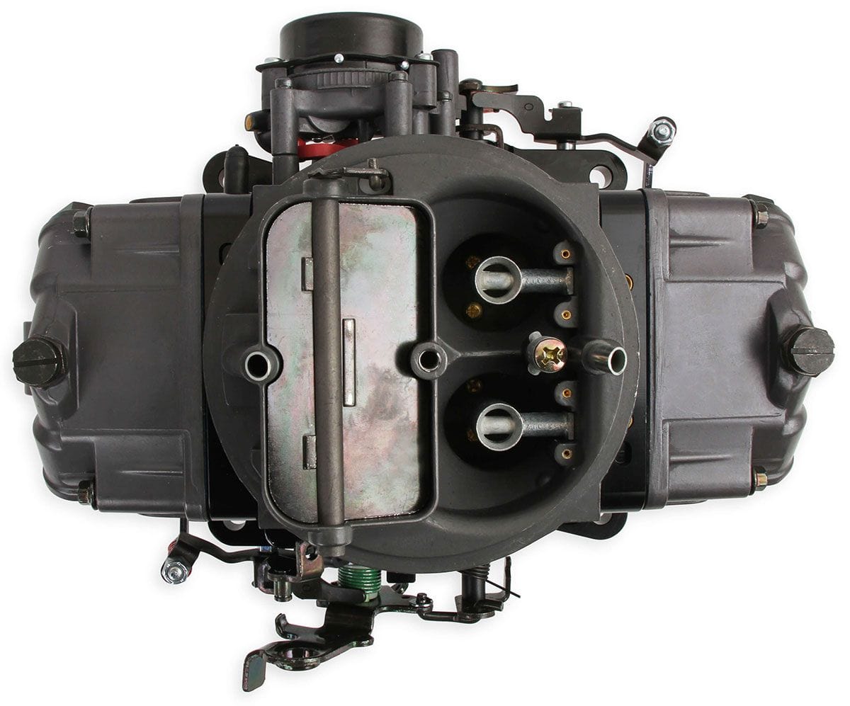 HOLLEY With Electric Choke Holley 650 CFM Ultra Double Pumper 4-Barrel Carburettor - Hard Core Grey HO0-76650HB SR