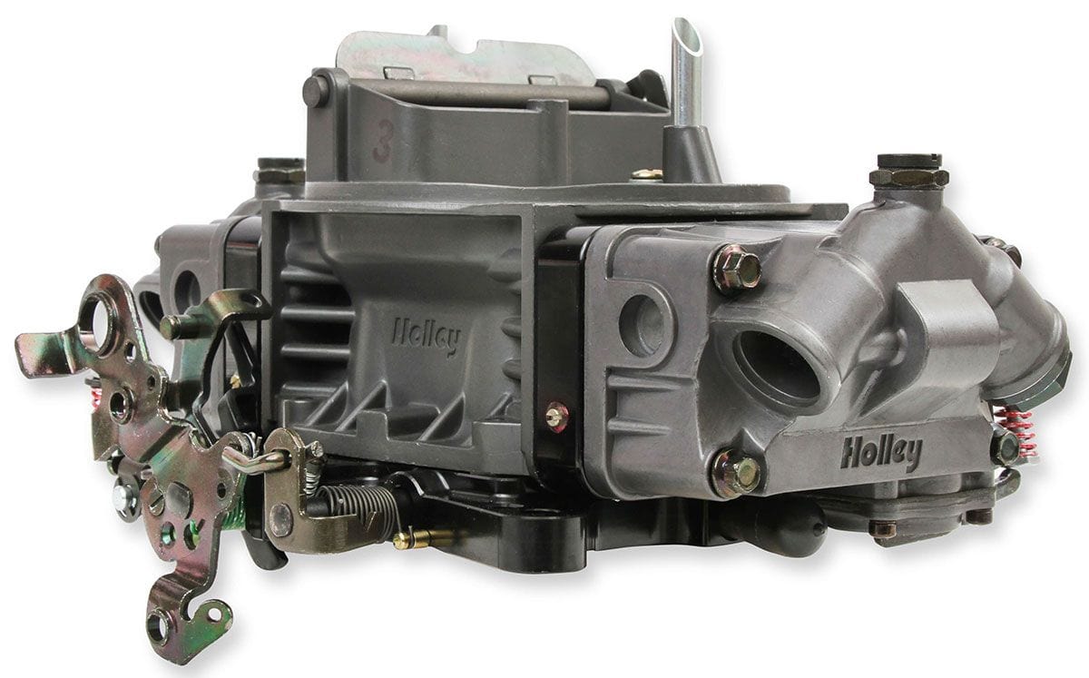HOLLEY With Electric Choke Holley 650 CFM Ultra Double Pumper 4-Barrel Carburettor - Hard Core Grey HO0-76650HB SR