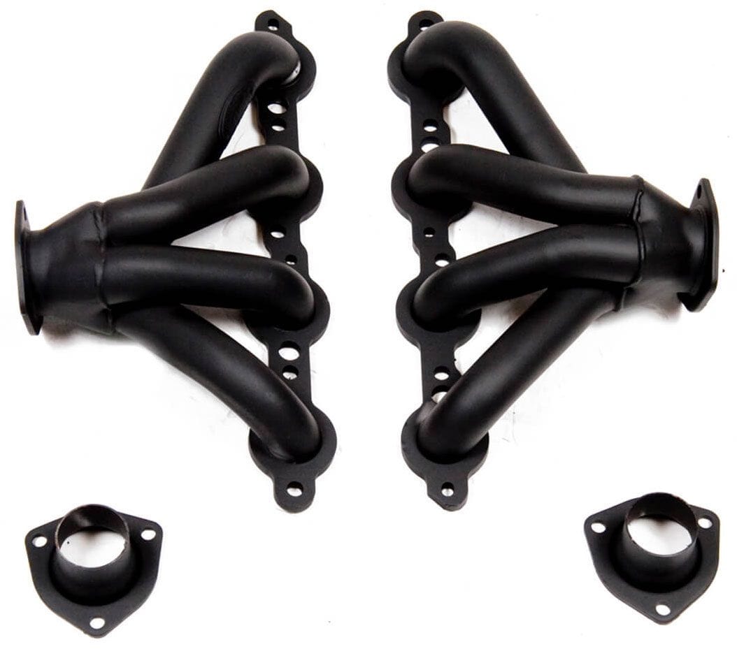 HOOKER Black Painted, Suit LS Series Engine s Hooker Block Hugger Header HK2312 SR
