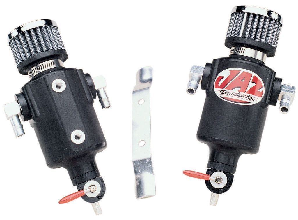 JAZ 473 ml (1 Pint) With 3/8" Barb & Filter Jaz Products Breather Catch Can JAZ605-375-01 SR