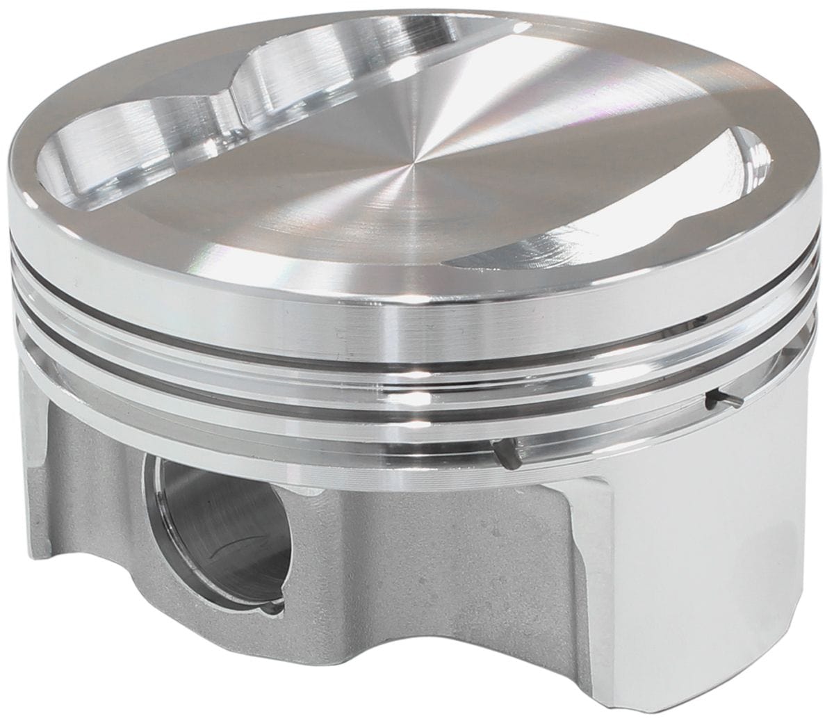 JE 3.405" (86.5mm)bore, 3.346" stroke, 6.000" rod length, -9cc dome volu JE Pistons Nissan RB30 3.0L 6 Cyl Turbo - Dish Forged Piston J310988 SR