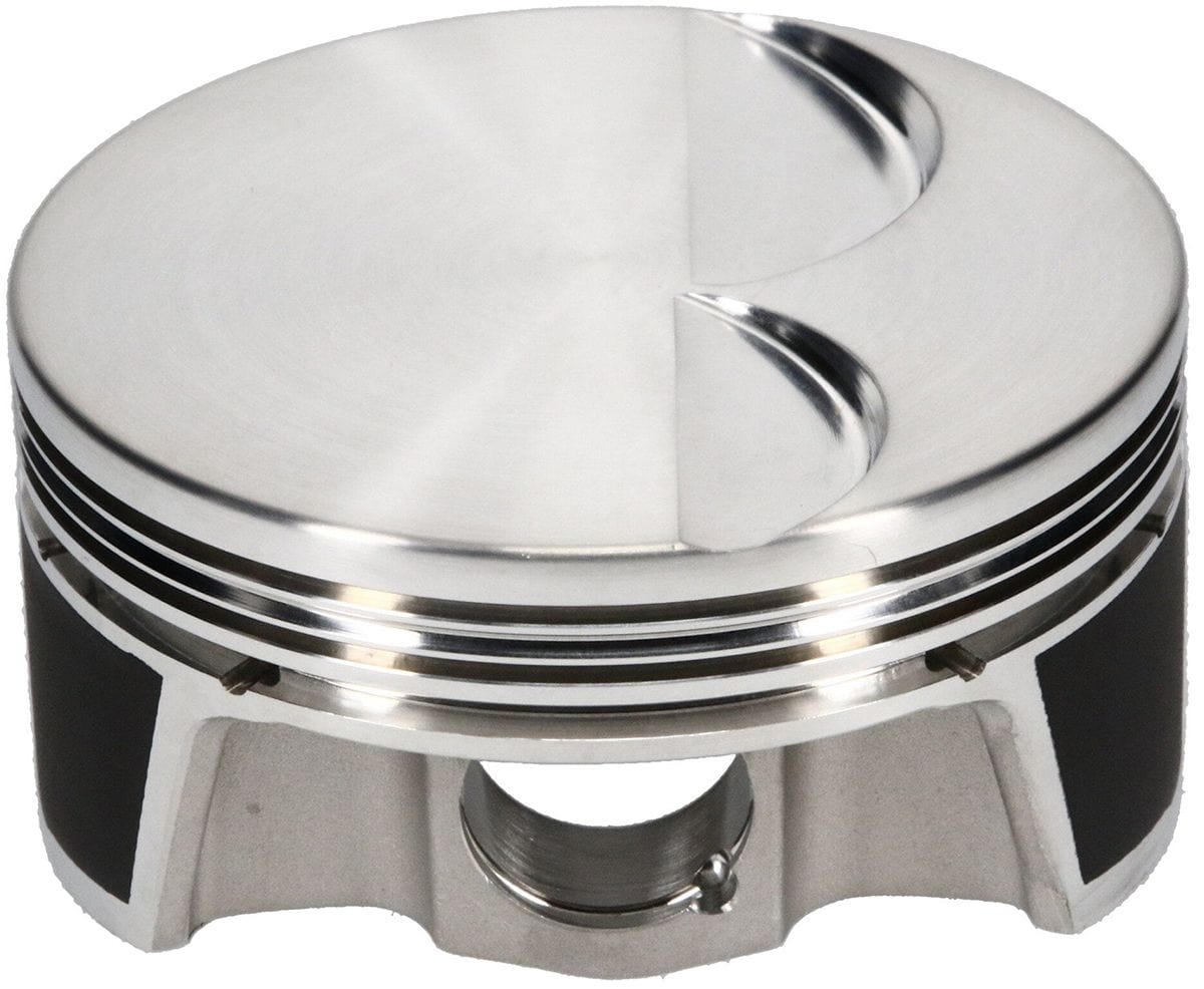 JE 3.898" bore, 3.622" stroke, 6.098" rod length, .945" Pin, -2.0cc dome JE Pistons LS1 Extreme Duty FSR Flat Top Forged Piston J321239 SR
