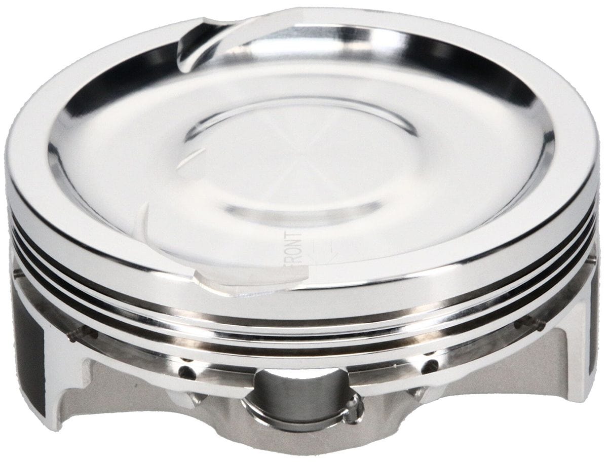 JE 4.000" bore, 3.622" stroke, 6.125" rod length, -16.4cc dome volume JE Pistons LS2 Asymmetrical FSR Dish Top Forged Piston J312024 SR