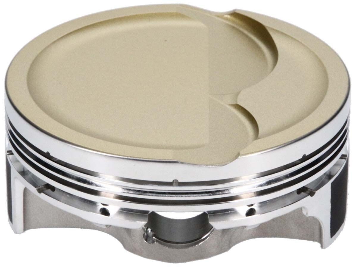 JE 4.005" bore, 4.000" stroke, 6.125" rod length, -12.5cc dome volume JE Pistons LS2 Ultra Asymmetrical FSR Dish Top Forged Piston J361729 SR