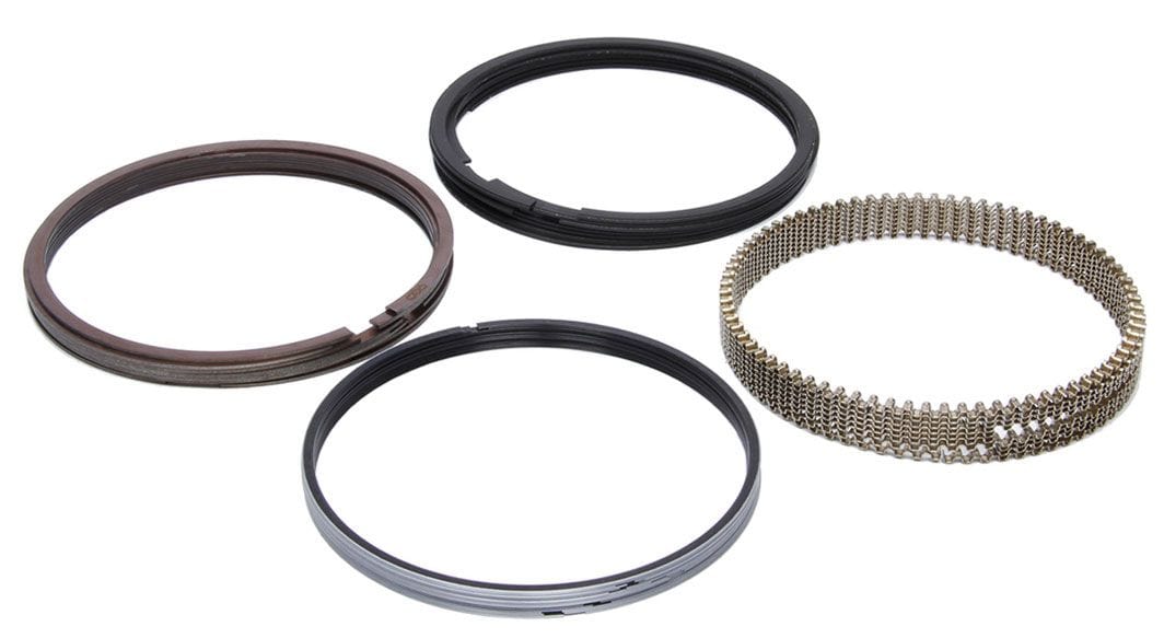 JE 4.040" Bore +.005", 1/16", 1/16", 3/16" JE Pistons Premium Race Hardend Nitrous Series "HNS" Piston Ring Set - J820 STD Tension JJ8 SR