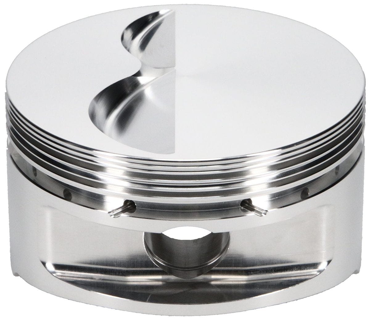 JE Small Block Chevy 407, 4.155", 6.000" rod length, -5.0cc dome volume JE Pistons Small Block Chevy 400 - 23° Standard Flat Top Forged Piston J181940 SR