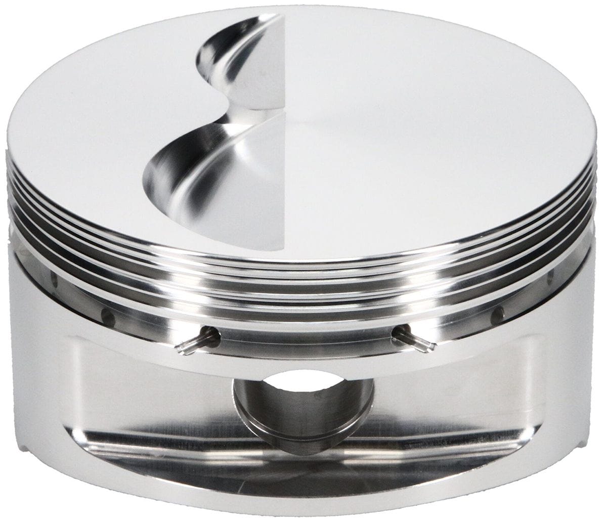 JE Small Block Chevy 434 c.i., 4.155" bore, 4.000" stroke, -5cc JE Pistons Small Block Chevy 400 - 23° Standard Flat Top Forged Piston J194339 SR