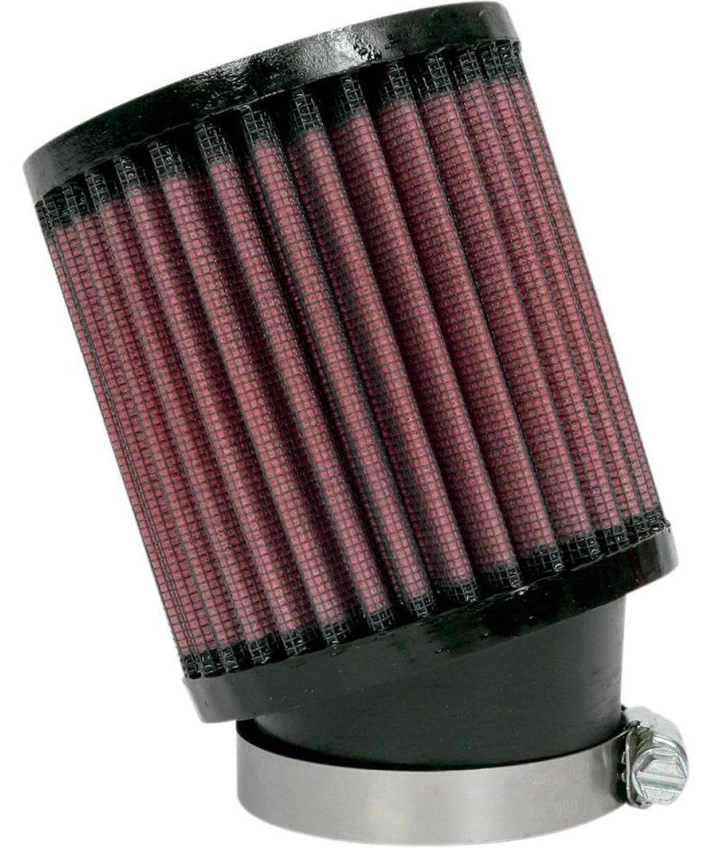 K&N 4 in (102 mm) H x 3.5 in (89 mm) OD - KNRU-1700 K&N K&N Universal Clamp On Filter Fits 2.25 in (57 mm) KNRU-1700 SR