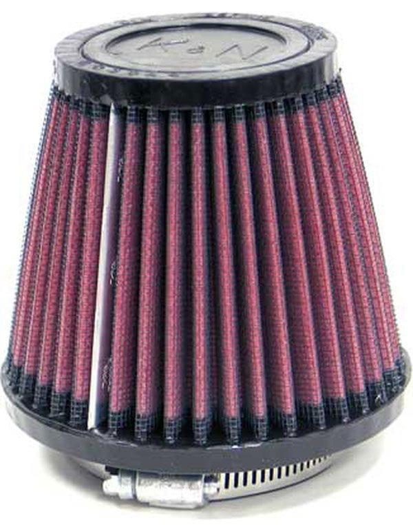 K&N 4 in (102 mm) H x 4.5 in (114 mm) Base OD x 3 in (76 mm) Top OD - KNSN-2580 K&N K&N Universal Clamp On Filter Fits 2.75 in (70 mm) KNSN-2580 SR