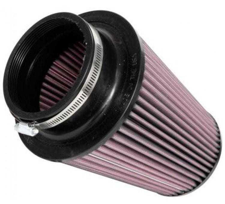 K&N 8 in (203 mm) H x 6.5 in (165 mm) Base OD x 4.5 in (114 mm) Top OD - KNRU-1027 K&N K&N Universal Clamp On Filter Fits 4 in (102 mm) KNRU-1027 SR