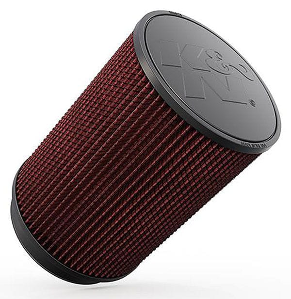 K&N 9 in (229 mm) H x 6.5 in (165 mm) OD - KNRU-3020 K&N K&N Universal Clamp On Filter Fits 5 in (127 mm) KNRU-3020 SR