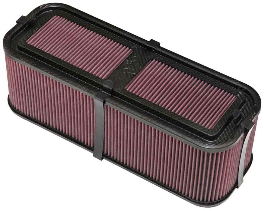 K&N Carbon Fibre With Blank Base & Rubber Inserts - KN100-8570 K&N K&N Medium Sprintcar Airbox Assembly KN100-8570 SR