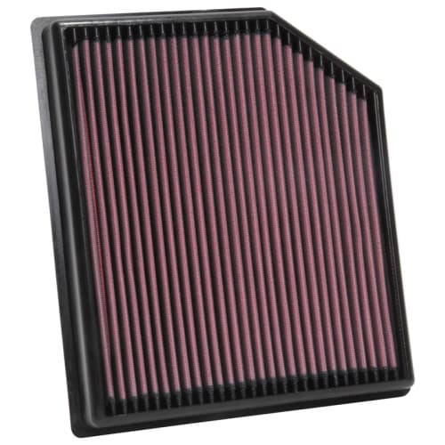 K&N Fits 2018-2019 Jeep Grand Cherokee 3.2L V8 F/I - KN33-5077 K&N K&N Replacement Panel Filter KN33-5077 SR