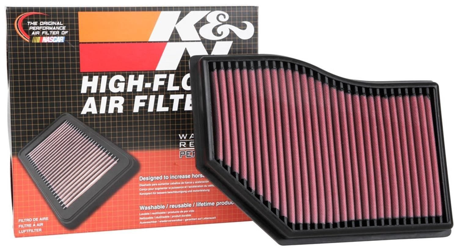 K&N Fits 2018-2019 Mereceds-Benz A180 1.5L L4 & A200 2.0L L4 Diesel - KN33-3139 K&N K&N Replacement Panel Filter KN33-3139 SR
