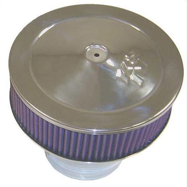 K&N Fits Holley 5-1/8 Neck With 9 x 2-3/4 Element - KN58-1190 K&N K&N S/S Velocity Stack Air Cleaner Assembly KN58-1190 SR