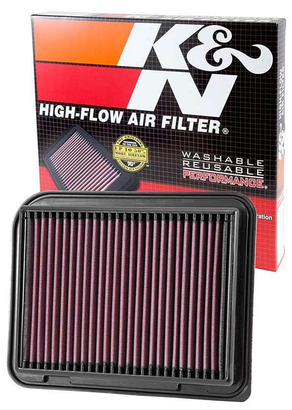 K&N Fits Mitsubishi Outlander 2012-16, Peugeot 4008 2013-16 - KN33-3015 K&N K&N Replacement Panel Filter KN33-3015 SR