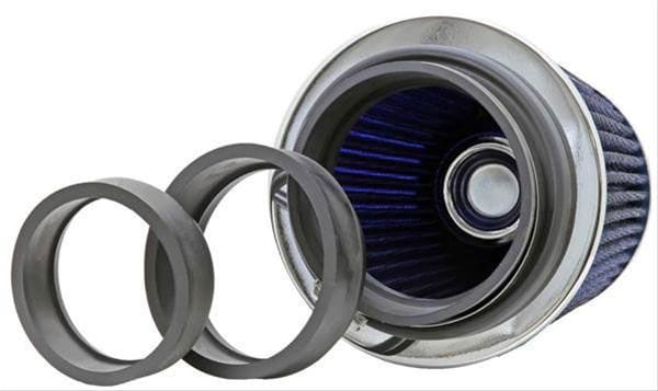 K&N Height: 5.5 in (140 mm) H x 6 in (152 mm) Base OD x 4.75 in (121 mm) Top OD - KNRG-1001BL K&N K&N Universal Clamp On Filter Blue Fits 4 in (102 mm) KNRG-1001BL SR