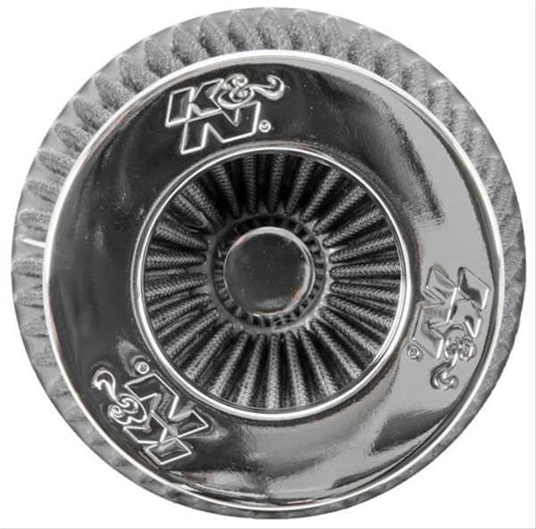 K&N Height: 5.5 in (140 mm) H x 6 in (152 mm) Base OD x 4.75 in (121 mm) Top OD - KNRG-1001WT K&N K&N Universal Clamp On Filter White Fits 4 in (102 mm) KNRG-1001WT SR