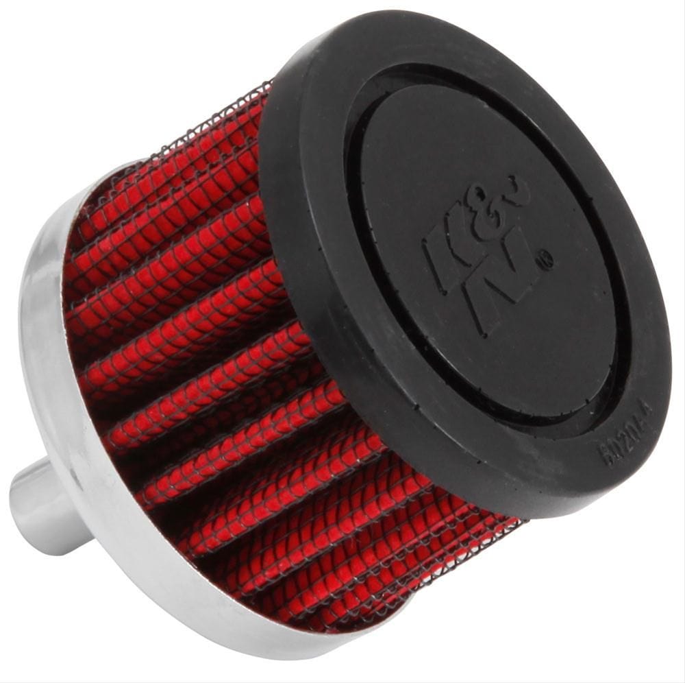K&N With 1/2" (13mm) Tube - KN62-1010 K&N K&N Push-In Vent Filter 2 OD x 1-1/2 H KN62-1010 SR