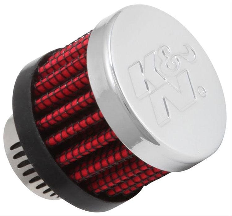 K&N With 9/16" (14mm) Hole - KN62-2480 K&N K&N Clamp-On Vent Filter 1-3/8 OD x 1-1/8 H KN62-2480 SR