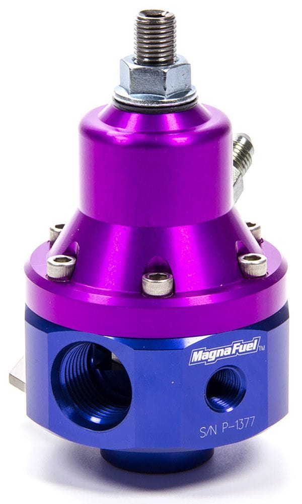 MAGNAFUEL x4 -8AN , x1 -8AN Return, 2000 HP, 35-85 Psi MagnaFuel Magnafuel Four-Port EFI Regulator w/ 1:1 Boost Reference WIMP9940-B SR