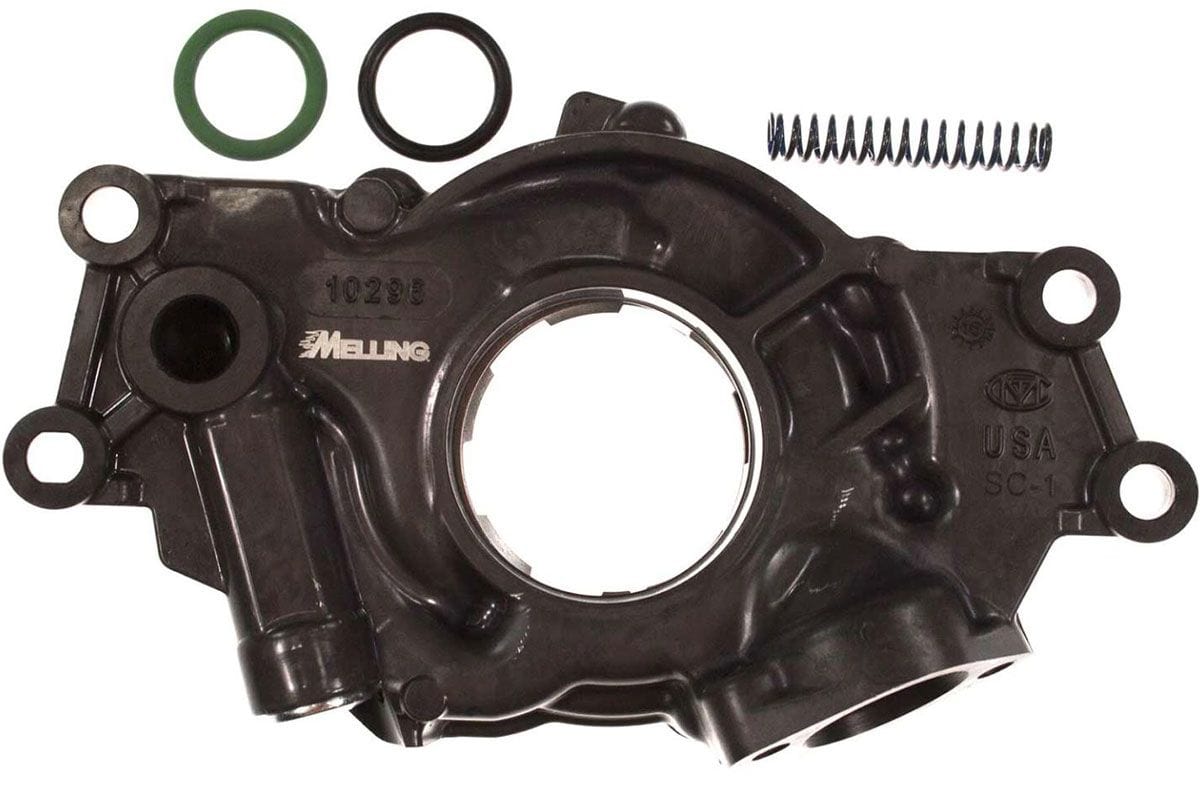 MELLING Chevy LS1-LS2-LS6-LS3, High Volume (18% more volume than stock pump), Melling High Volume Oil Pump ME10296 SR