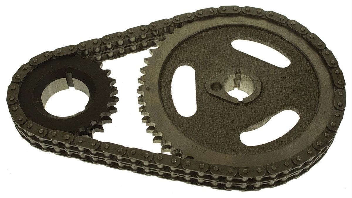 MELLING Suit Ford 302-351 Cleveland, .250" Double Row Chain Melling Timing Chain Set ME40405 SR
