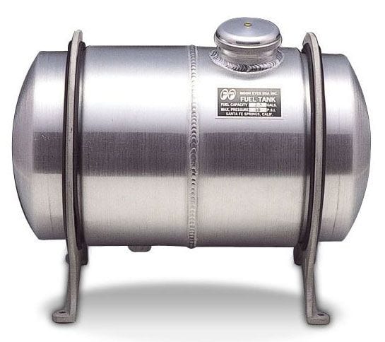 MOONEYES 3.5 Gal (13 Litre) 15" L x 8-1/2" O.D Mooneyes Aluminium Dragster Fuel Tank MNMP501 SR