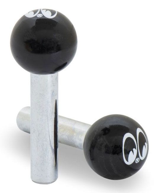 MOONEYES Black Moon Ball (Pair) Mooneyes Door Lock Knob MNAA112MQ SR