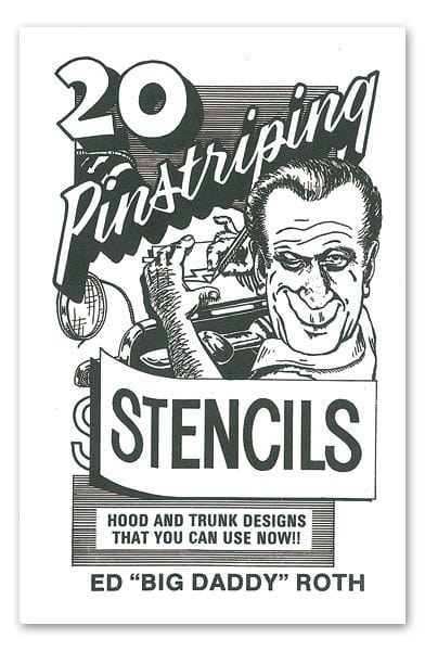 MOONEYES By Ed Roth Mooneyes 20 Pinstriping Stencils MNRB02BKPS SR