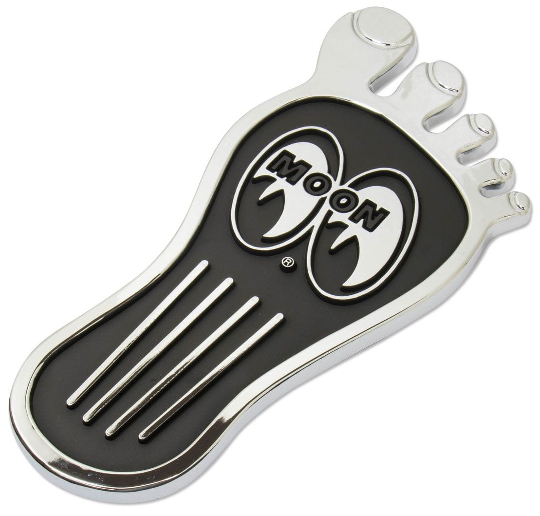 MOONEYES Mounts To Existing Pedal Mooneyes 7" Bare Foot Gas Pedal MNR3034L SR