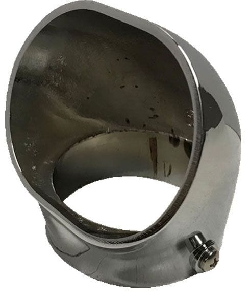 MOONEYES Suit 2-5/8" Neck Carburettors Mooneyes Chromed Alloy Air Scoop MNJE9600 SR