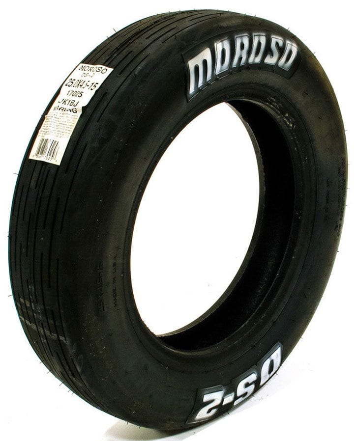 MOROSO 25" x 4.5" x 15" Moroso DS-2 Front Drag Tyre MO17025 SR