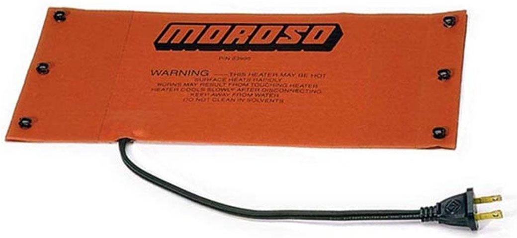 MOROSO 6" x 12", 360 Watts With 8" 110V Cord (Hook & Spring Attachment Inclu Moroso External Oil Heating Pad MO23995 SR