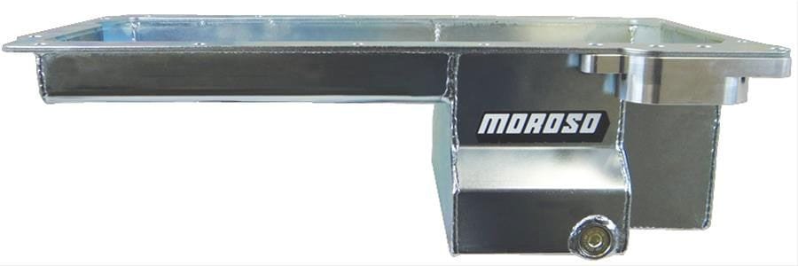 MOROSO Rear Pan Pick Up Suit GM LS Series Moroso Road Race Oil Pan, Fabricated Aluminium, 6" Deep, 6.62L MO20148 SR